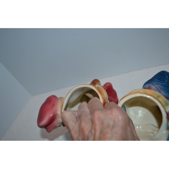 1950s Vintage Dutch Planters Kitsch Bucket Boy and Girl - Picture 5 of 8